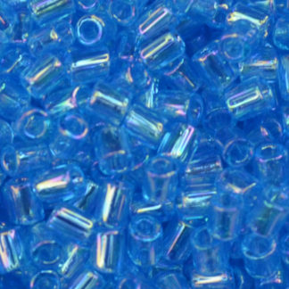 TOHO #1/2 Bugle-Aqua Transparent Rainbow #.5T163B