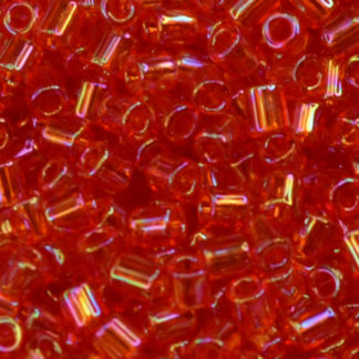 TOHO #1/2 Bugle-Ruby Hyacinth Transparent Rainbow #.5T165