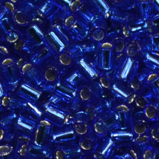 TOHO #1/2 Bugle-Cobalt Blue Silver Lined #.5T28