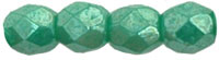 Czech Fire Polish 3mm-Lt Green Turquoise Luster #CFPLGTQL-3