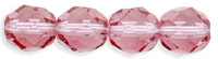 Czech Fire Polish 6mm-French Rose Transparent