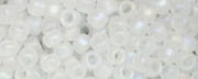TOHO 11/o Round-Crystal Transparent Rainbow Matte #11T161F