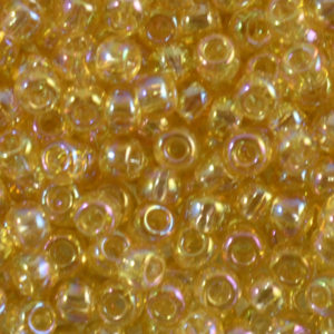 TOHO 11/o Round-Light Topaz Transparent Rainbow #11T162