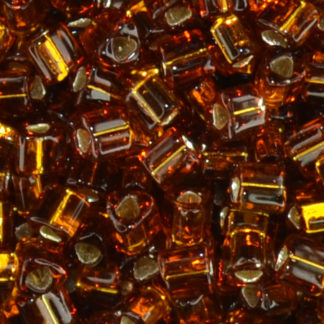 TOHO 11/o Triangle-Smoke Topaz Silver Lined #11Tri34