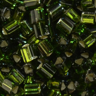 TOHO 11/o Triangle-Olivine Silver Lined #11Tri37