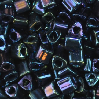 TOHO 11/o Triangle-Navy Blue Iris Metallic #11Tri82