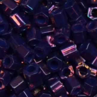 TOHO 8/o Hexagon Shape Seed Bead-Purple Metallic 8THex461
