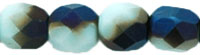 Czech Fire Polish 6mm-Opaque Pale Turquoise Blue Iris
