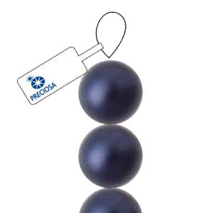 Preciosa Maxima Crystal Pearls-4mm Dark Blue * 31 Bead Strand