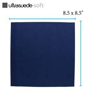 Ultrasuede - Admiral  8.5" x 8.5" Packaged in a Tube