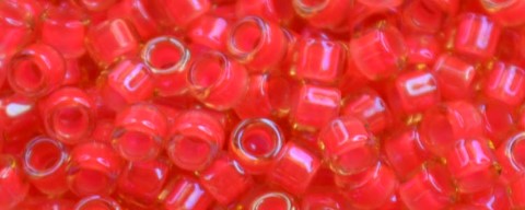 TOHO Aiko-Hot Pink Lined Topaz Transparent TB-979