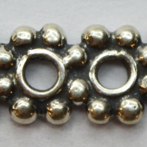 Bali Silver Multistrand - Medium 4 Hole Daisy Spacer Bar