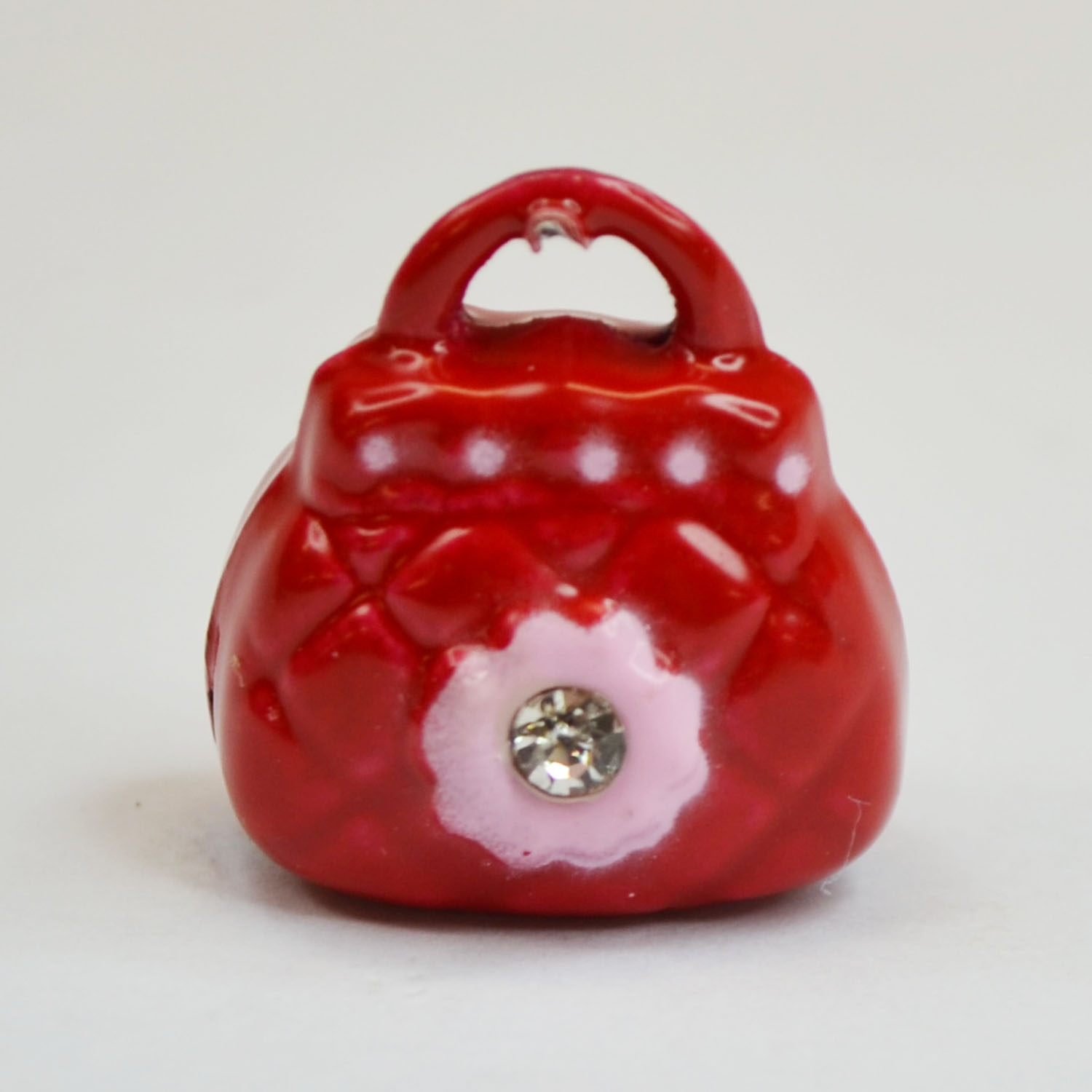 Enamel Bells-Red Purse