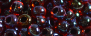 TOHO 8/o Round-Black Lined Dark Ruby Luster #8T400