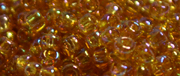 TOHO 11/o Round-Dark Topaz Transparent Rainbow #11T162C