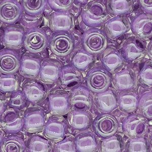 TOHO 11/o Round-Grape Lined Crystal #11T936