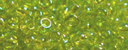 TOHO 11/o Round-Lime Transparent Rainbow #11T164