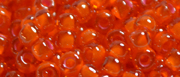 TOHO 11/o Round-Orange Lined Topaz Hyacinth #11T958